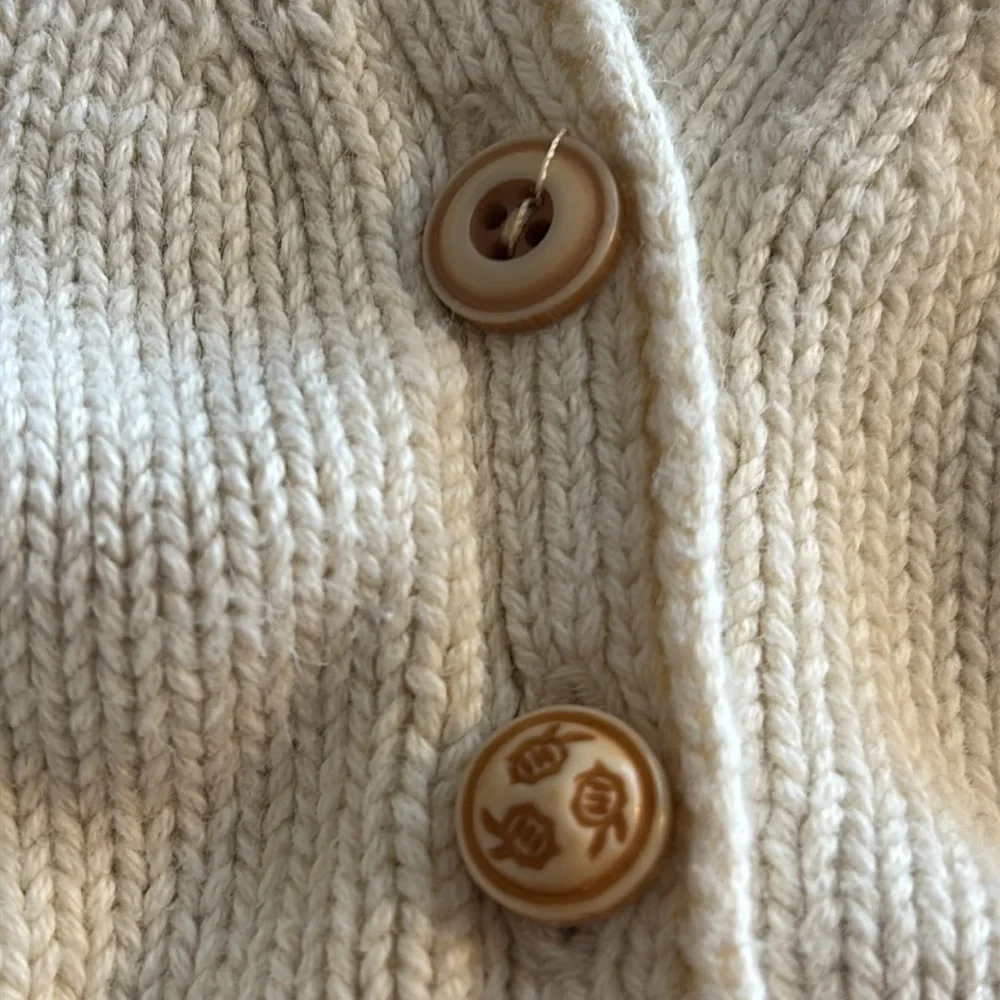 Ralph Lauren Cream Cableknit Cardigan 9M Baby Girl Ralph Lauren Cream Cardigan